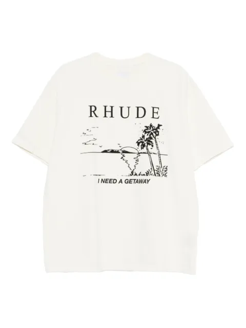 RHUDE graphic-print T-shirt