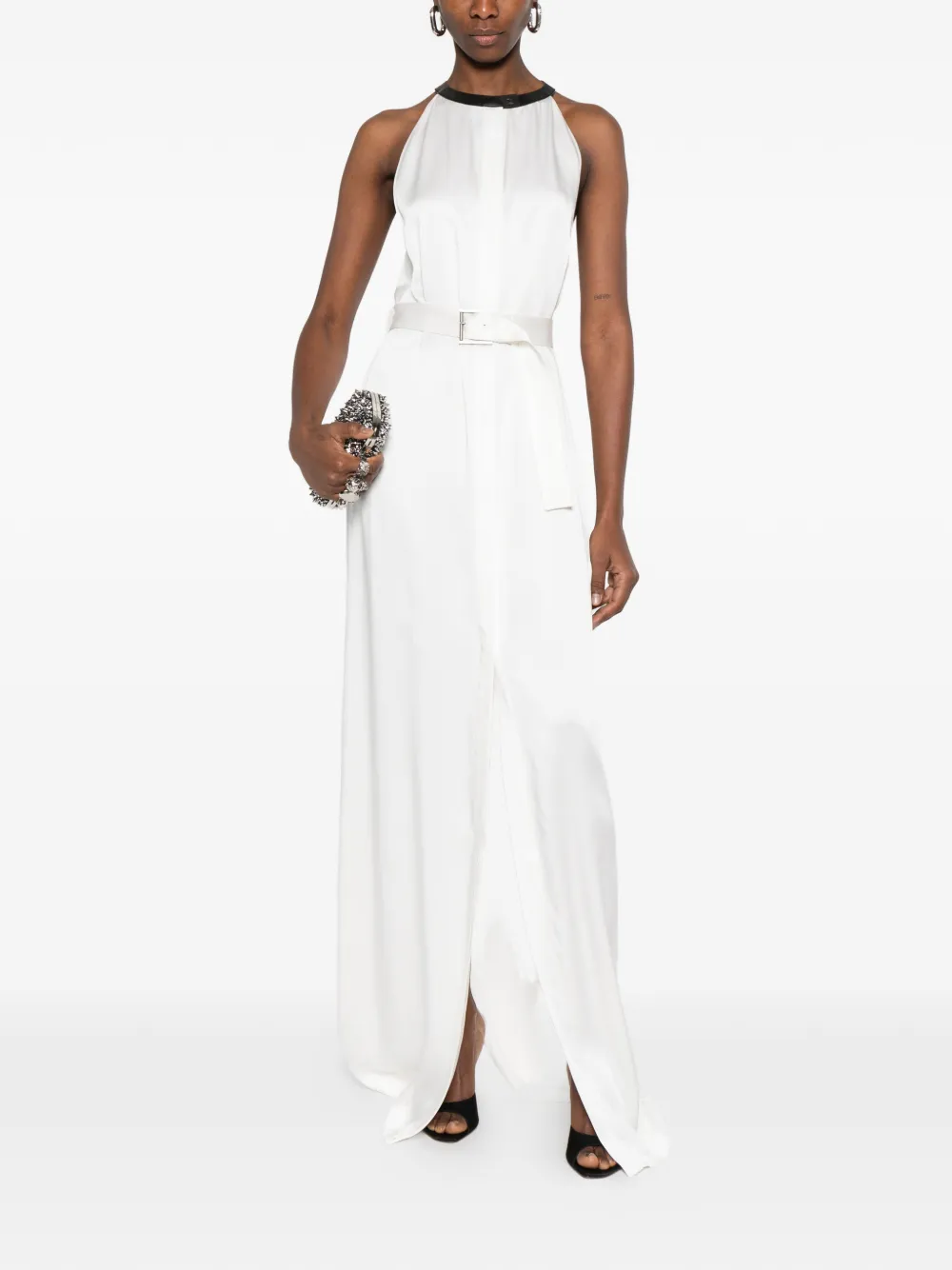  Tom Ford Belted Maxi Dress - White 