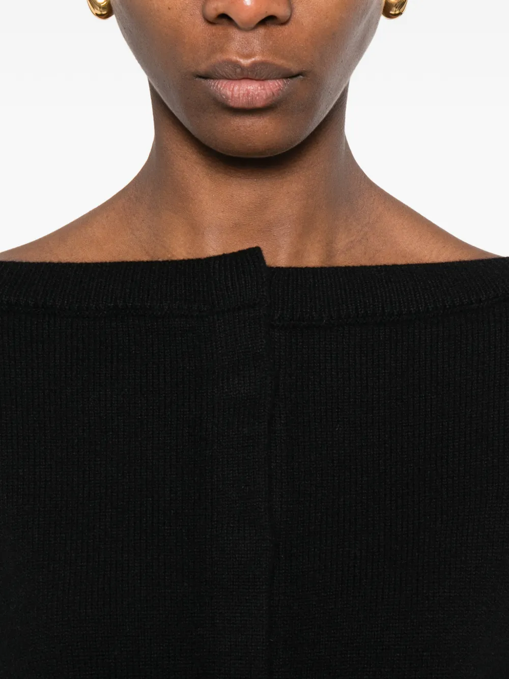 TOM FORD Vest met boothals Zwart