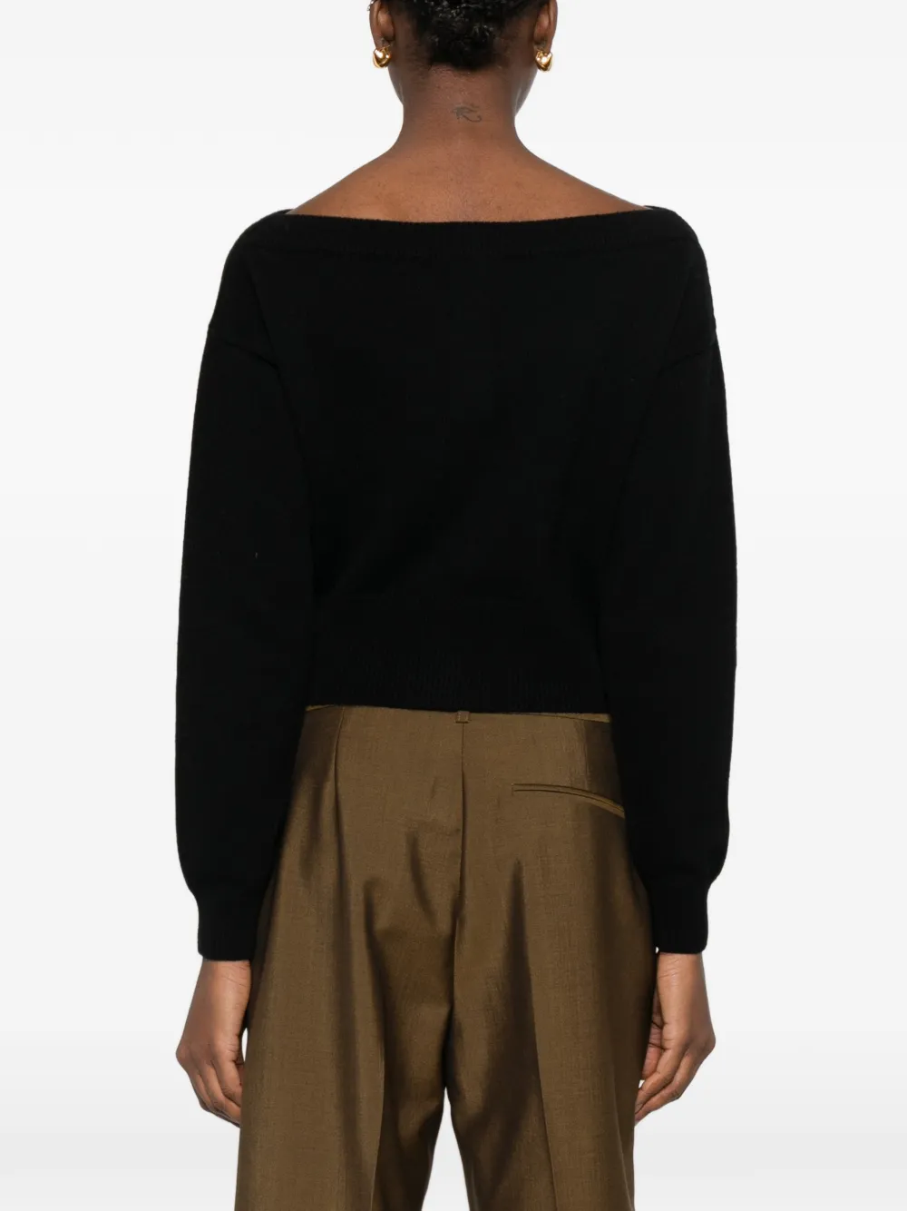 TOM FORD Vest met boothals Zwart