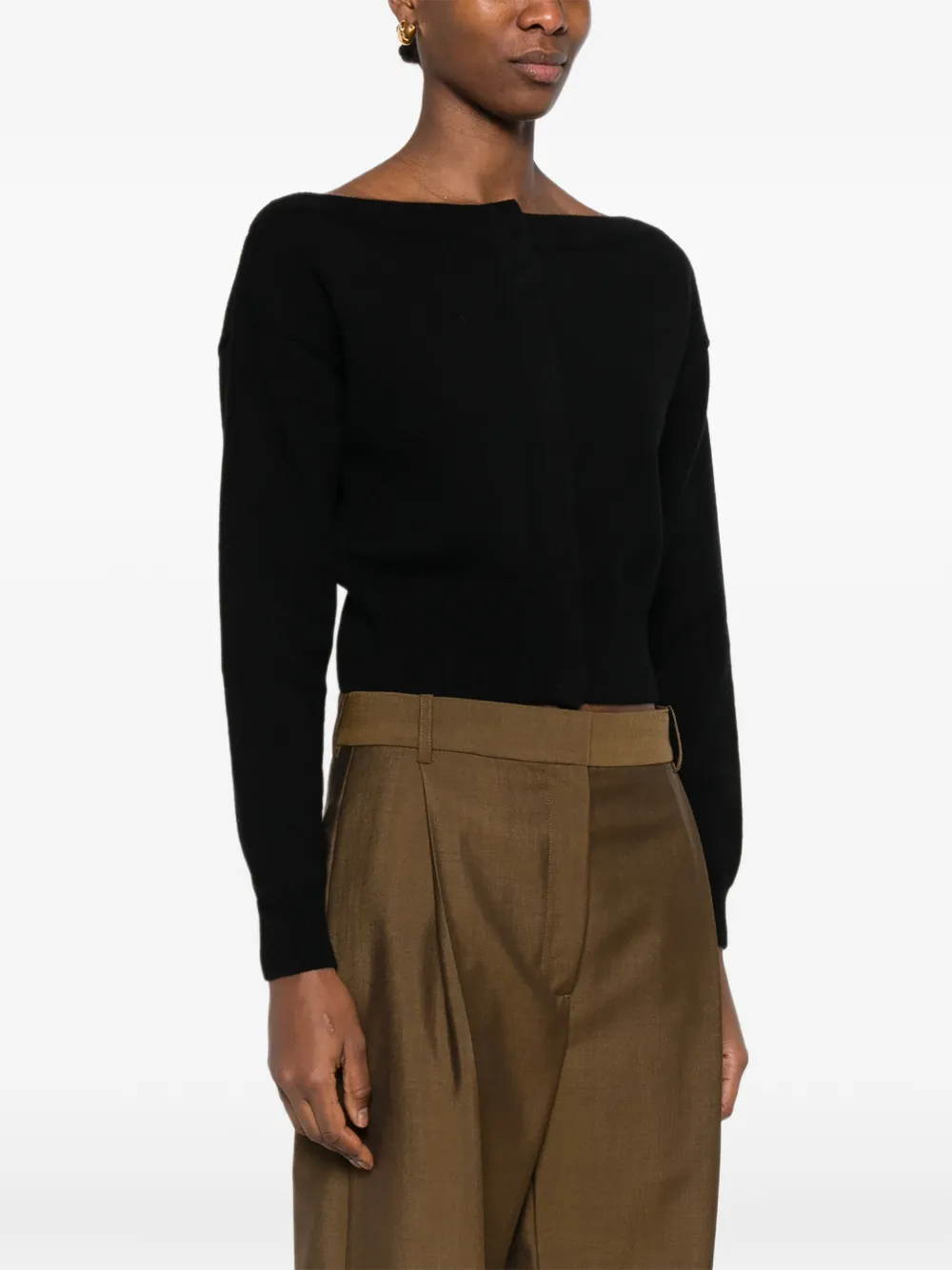  Tom Ford Boat-neck Cardigan - Black 