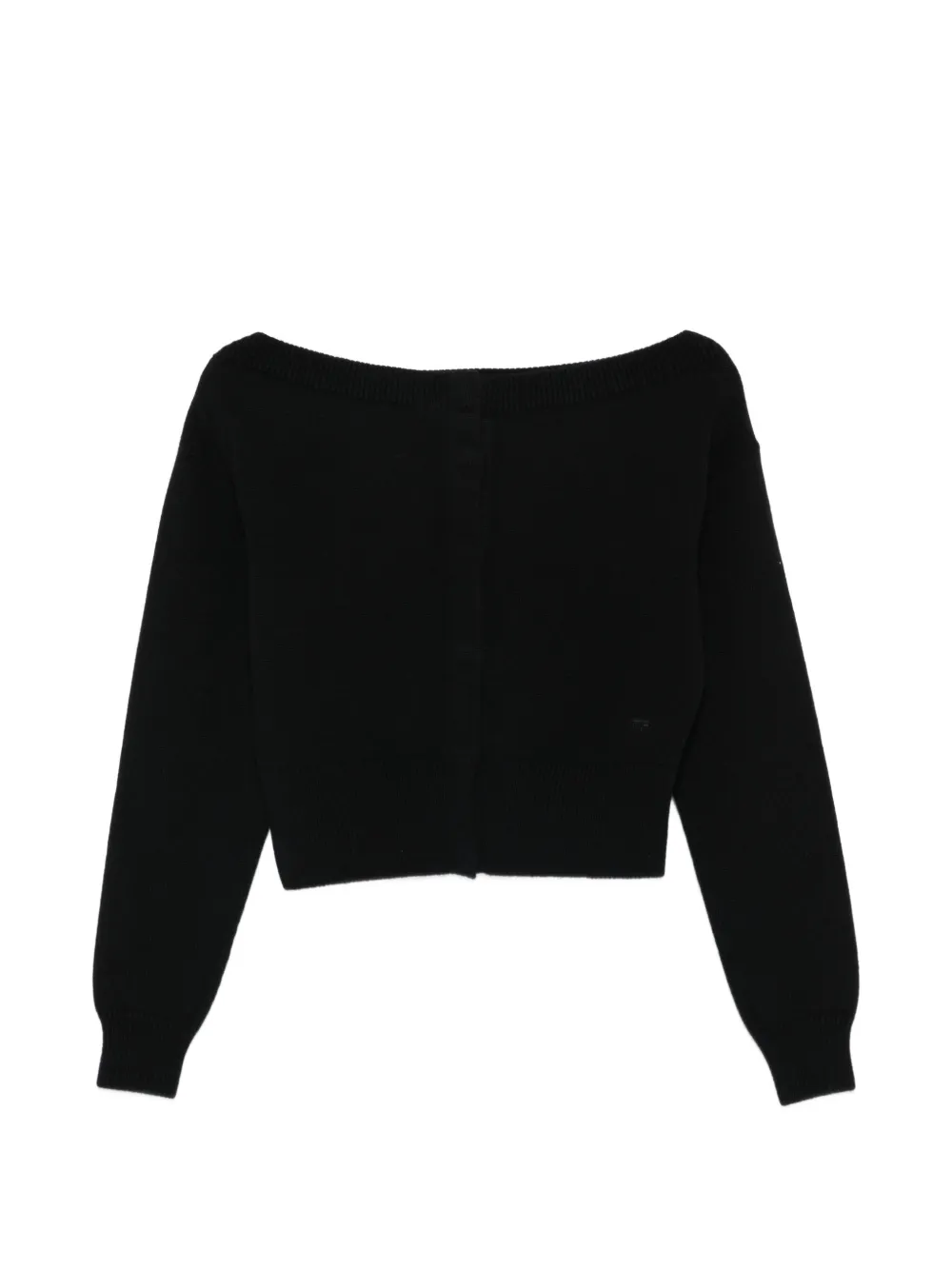 TOM FORD boat-neck cardigan - Nero