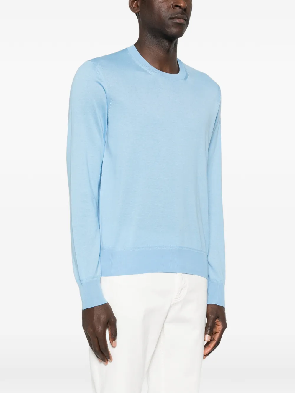  Tom Ford Pull à Col Rond - Bleu 