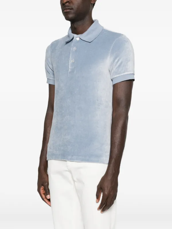 TOM FORD パイル ポロシャツ Tom Ford メンズコットンリヨセルピケポロシャツ (すべての新品