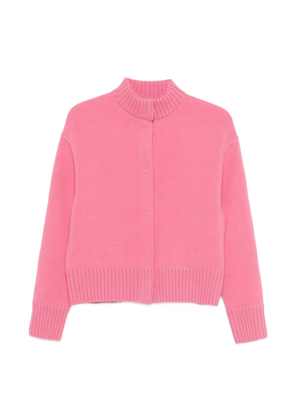 Bruno Manetti mock-neck cardigan - Rosa