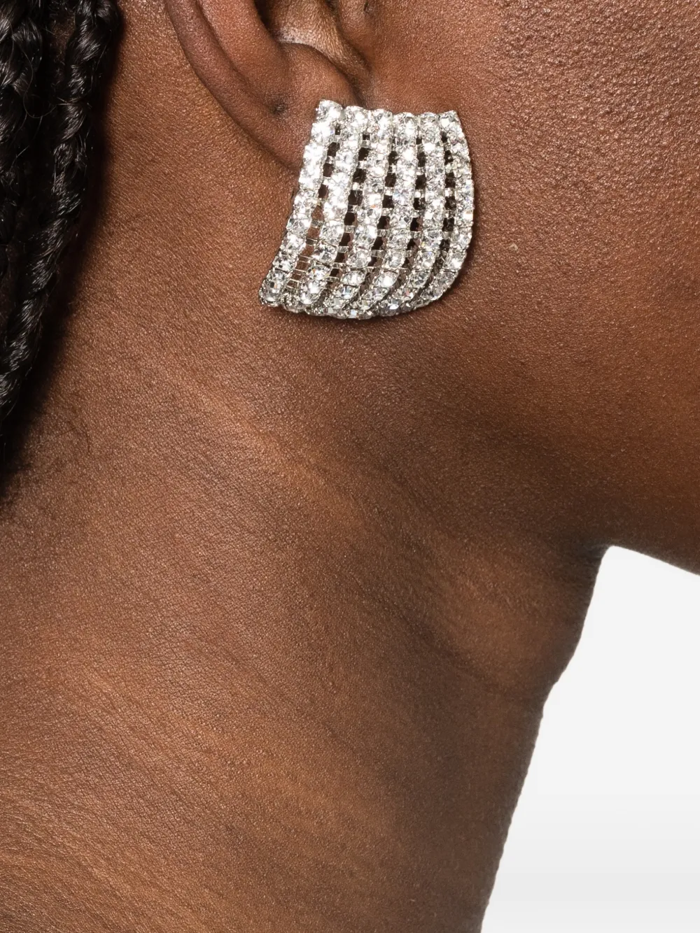  Jennifer Behr Crystal-embellished Earrings - Silver 