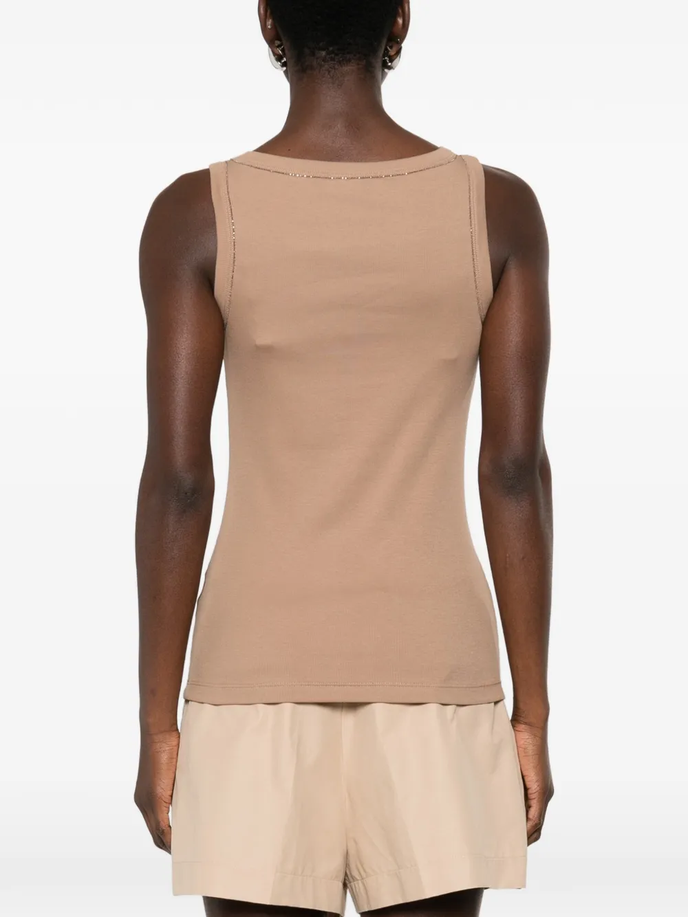Fabiana Filippi Verfraaide top Beige