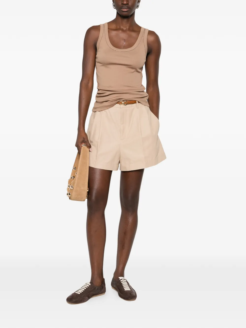 Fabiana Filippi Verfraaide top Beige