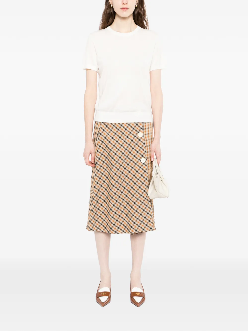  Theory Regal Wool T-shirt - Neutrals 