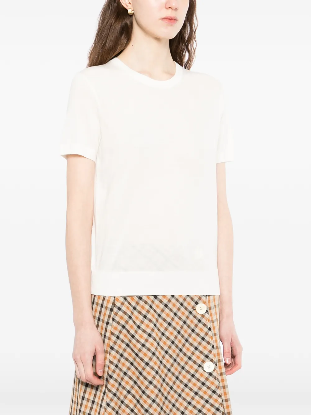 Theory Regal Wool T-shirt - Neutrals 