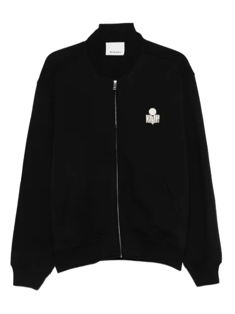 MARANT zip-up logo sweater