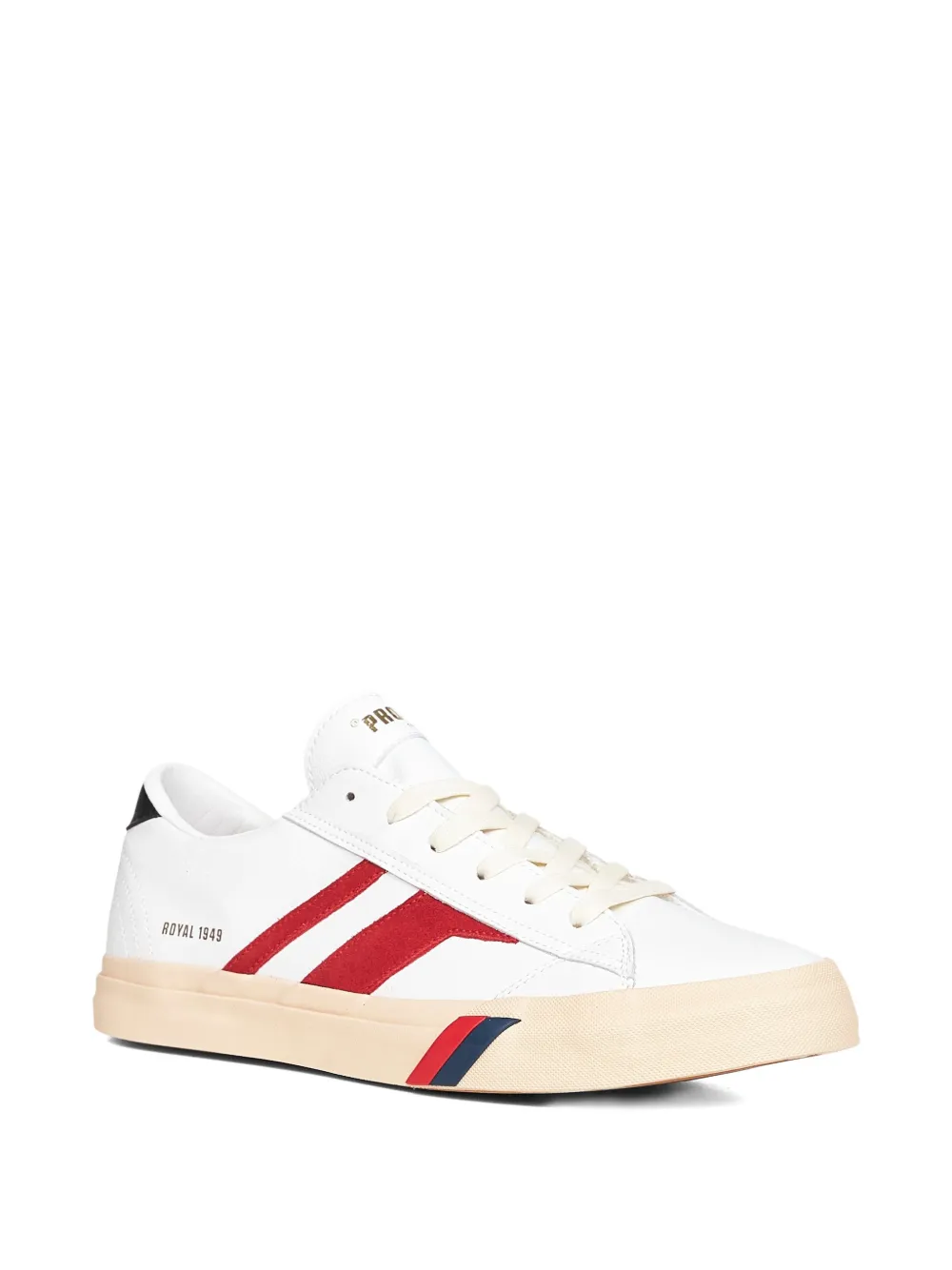 Pro-Keds Sneakers met suède streep Wit