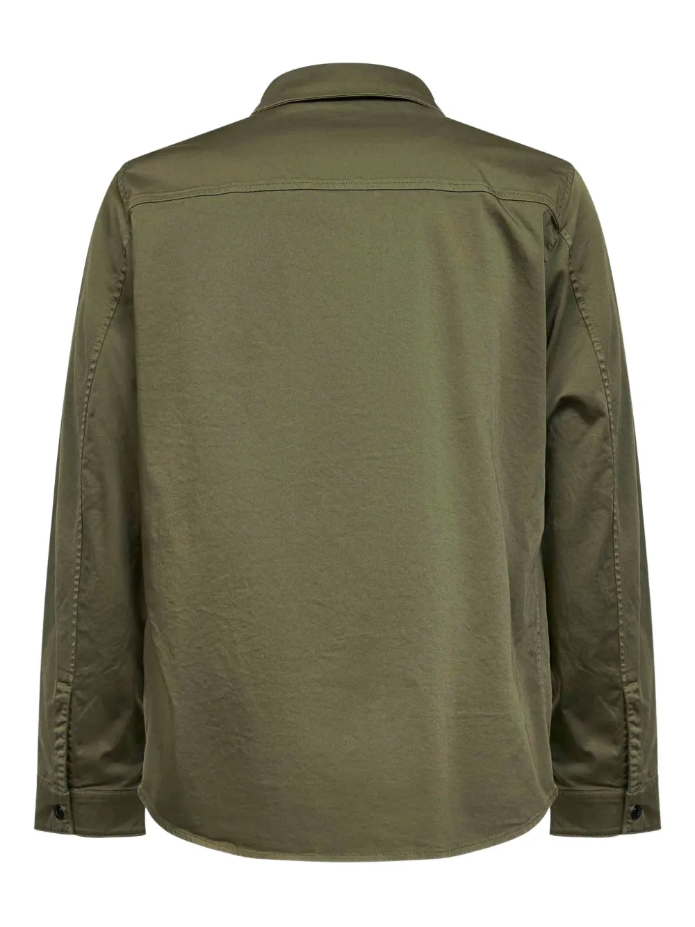 Stone Island logo zip shirt - Groen