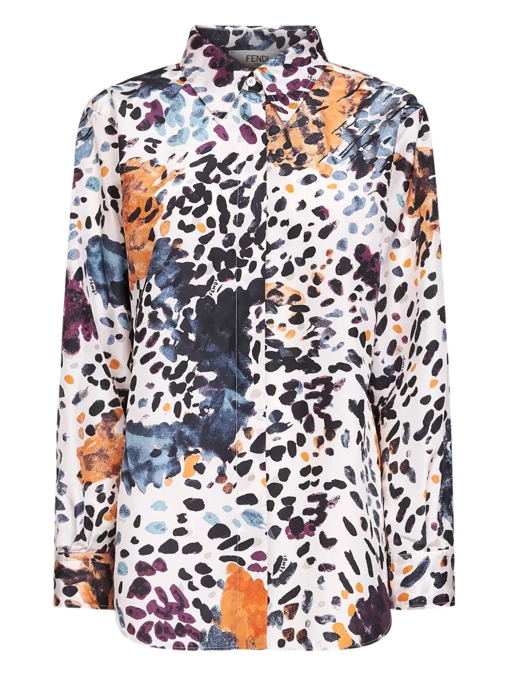 FENDI Camicia con colletto alla francese - Bianco