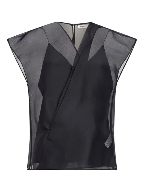 KHAITE short-sleeves blouse