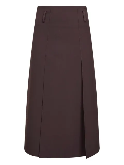 Blanca Vita falda midi con paneles