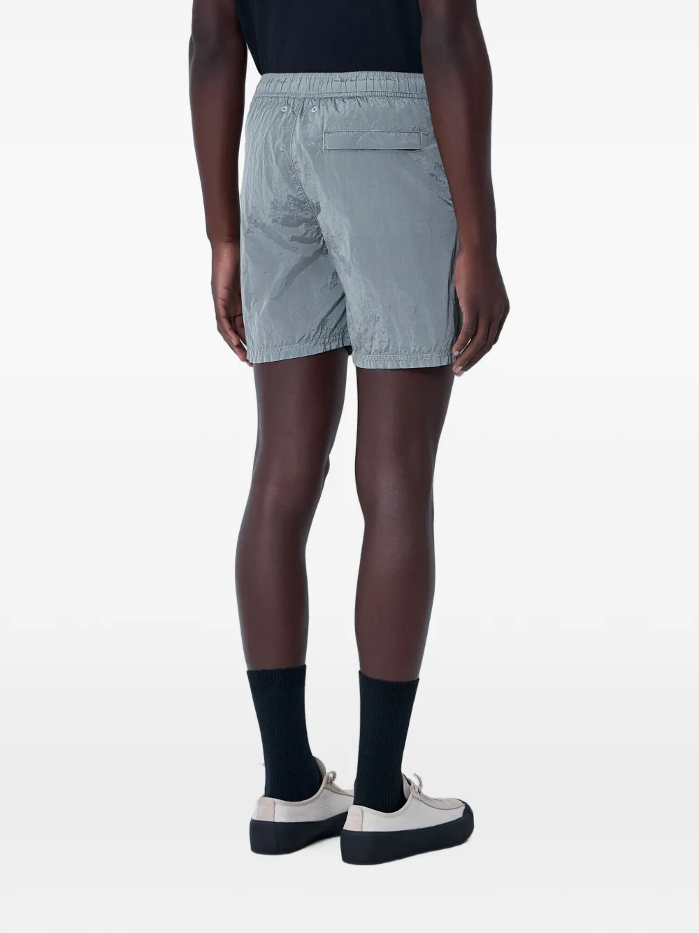 Stone Island Zwembroek met logo Grijs