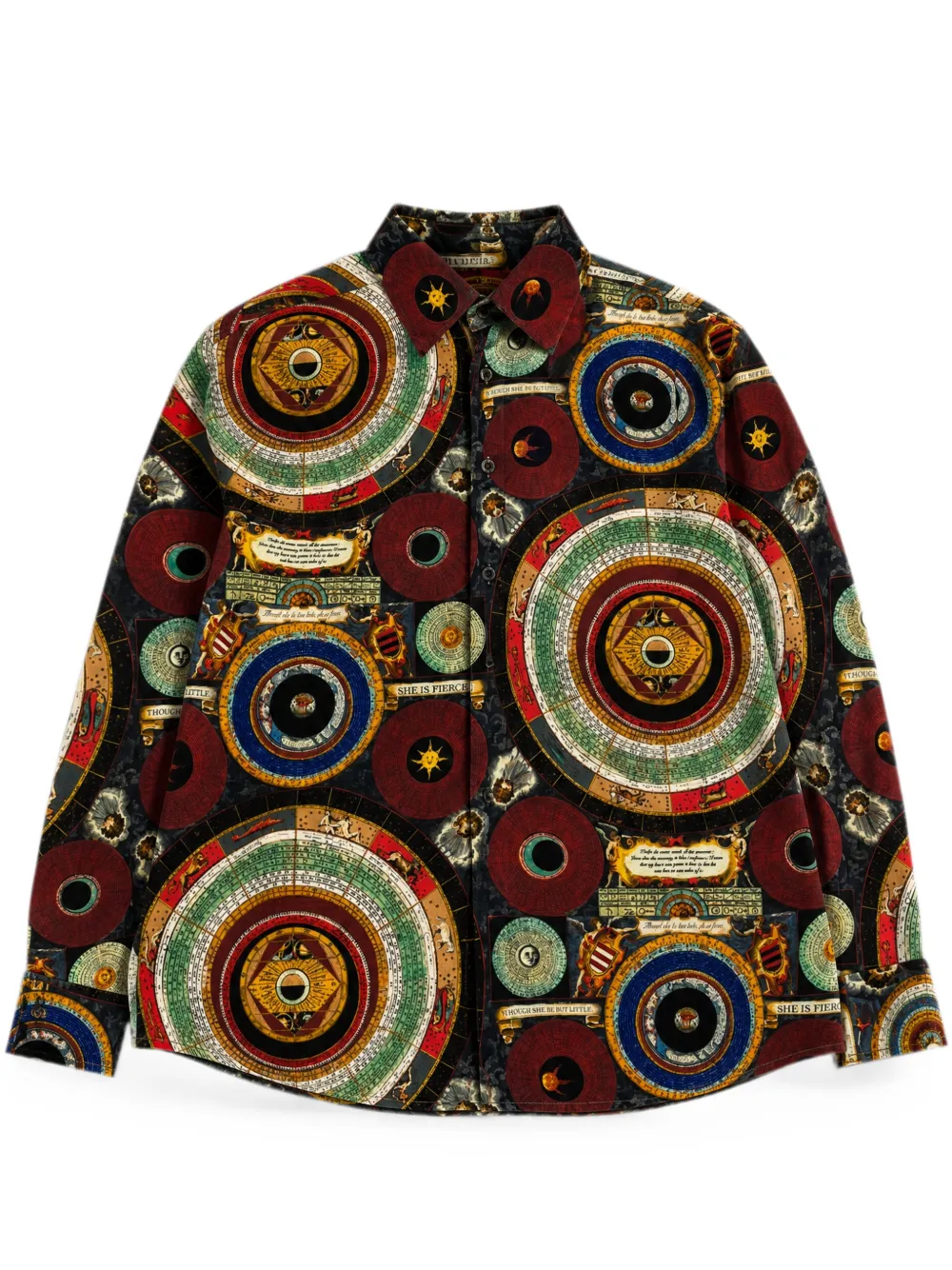 alice + olivia Hands of Time blouse met knopen Bruin