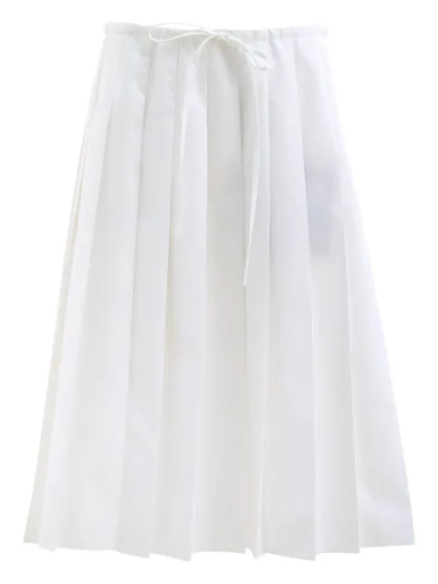 Prada pleated midi skirt