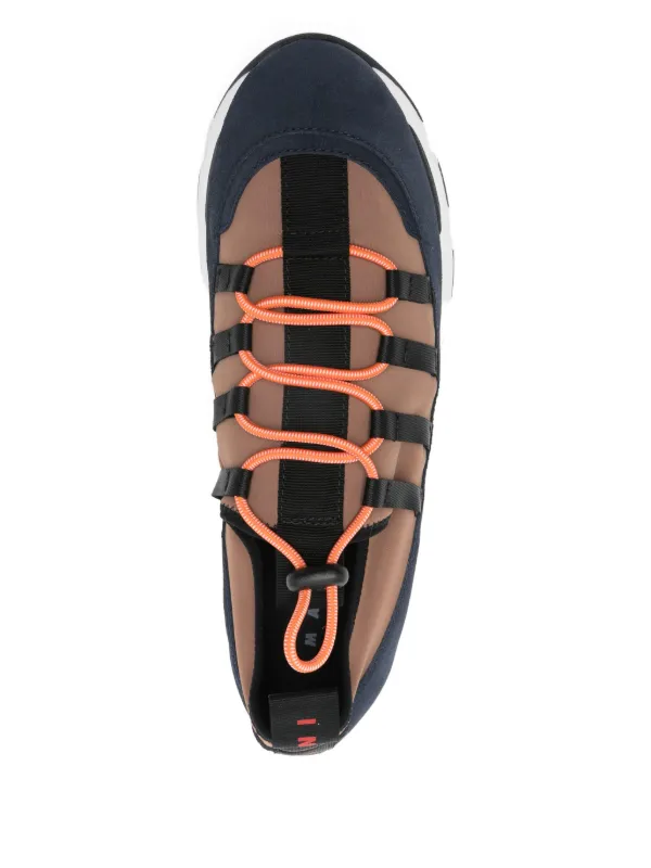 Marni レースアップ スニーカー | ブルー | FARFETCH JP