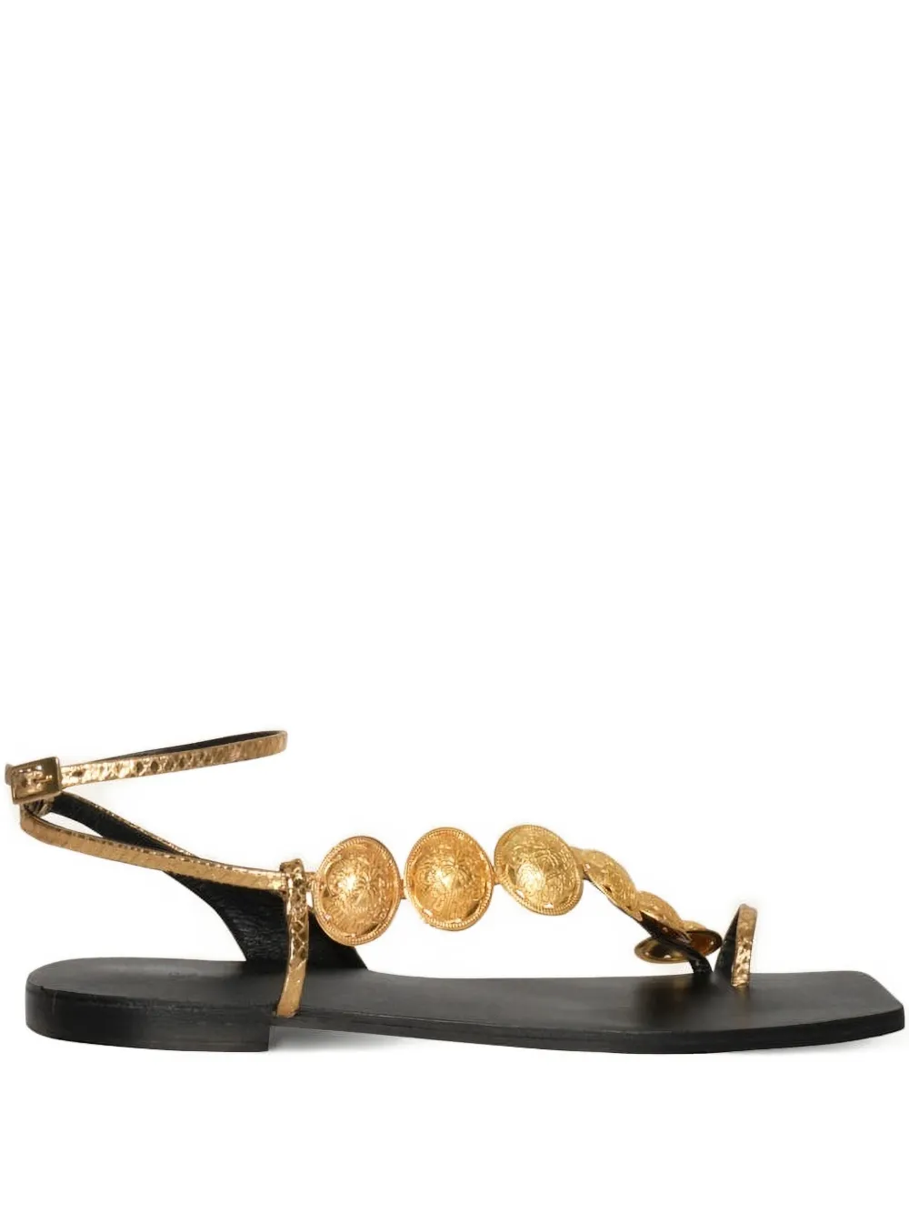 Johanna Ortiz Dazzling Crest sandalen met medaillon Zwart