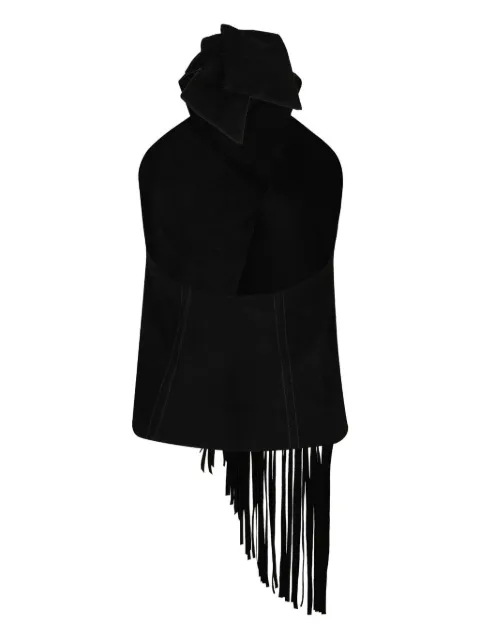Johanna Ortiz Sonora fringed halterneck top