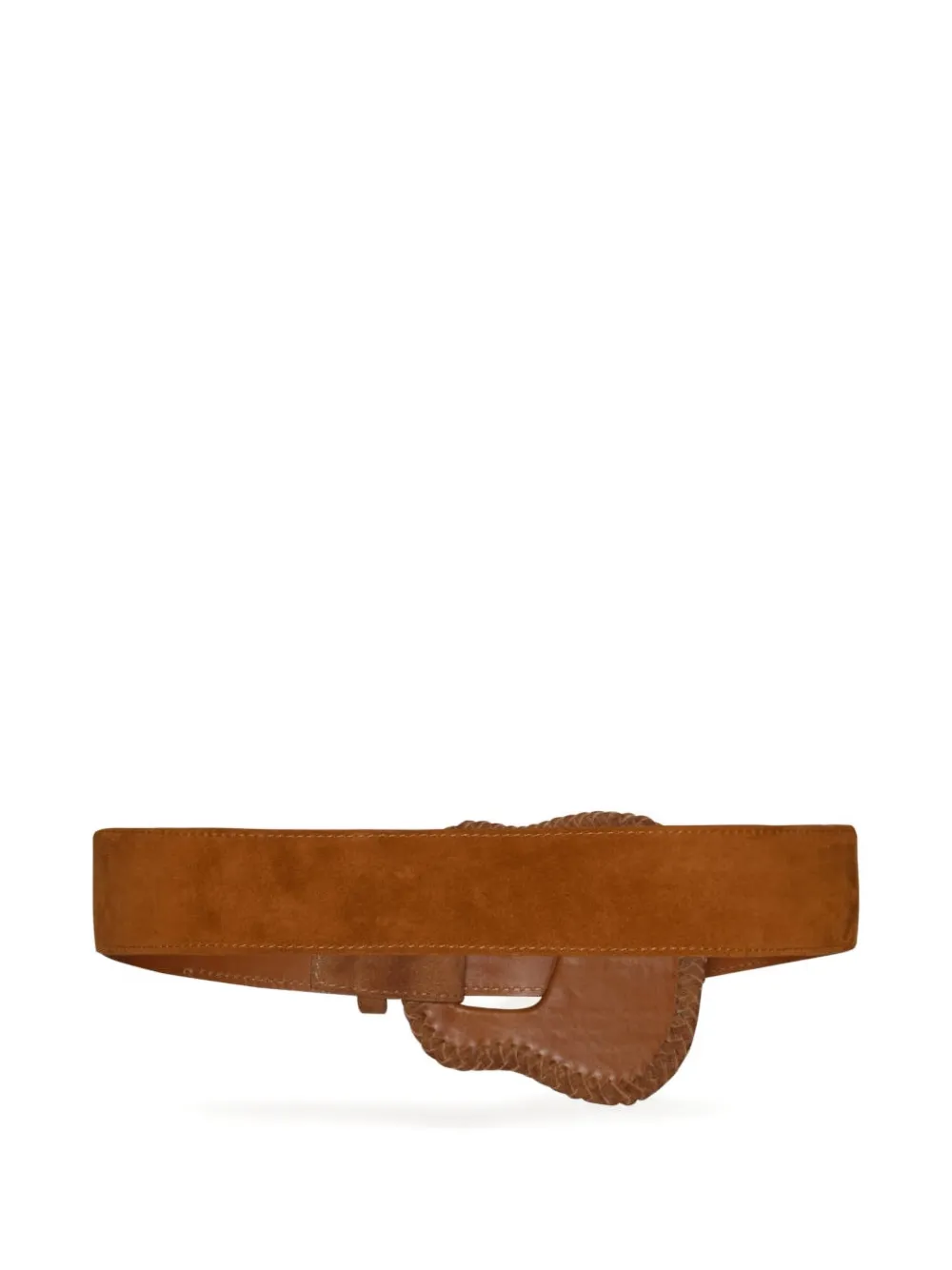 Johanna Ortiz Majesty braided-buckle belt - Bruin