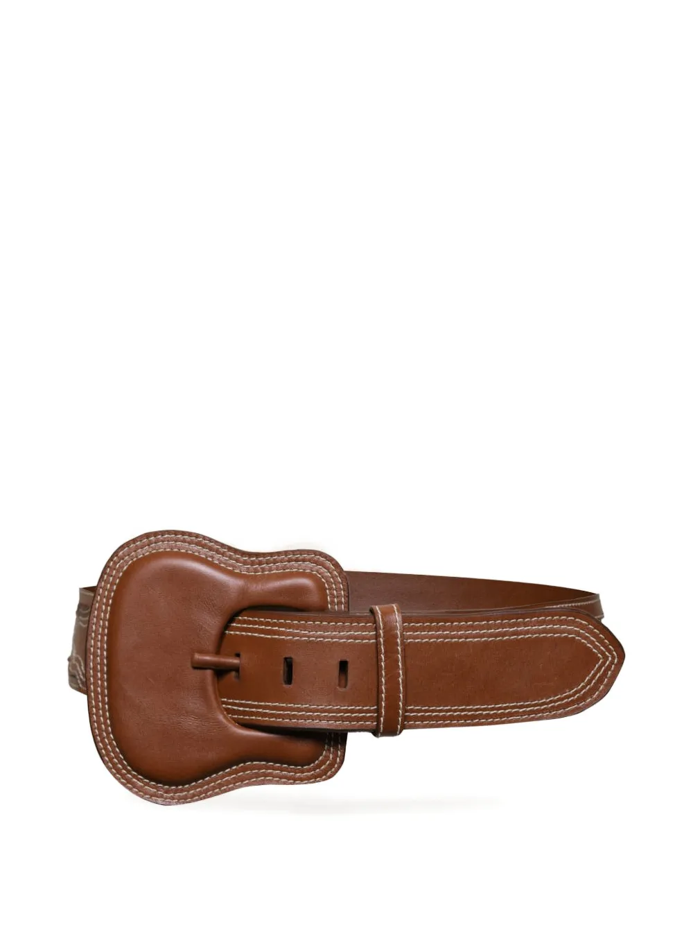 Johanna Ortiz Military Prowess buckle belt - Marrone