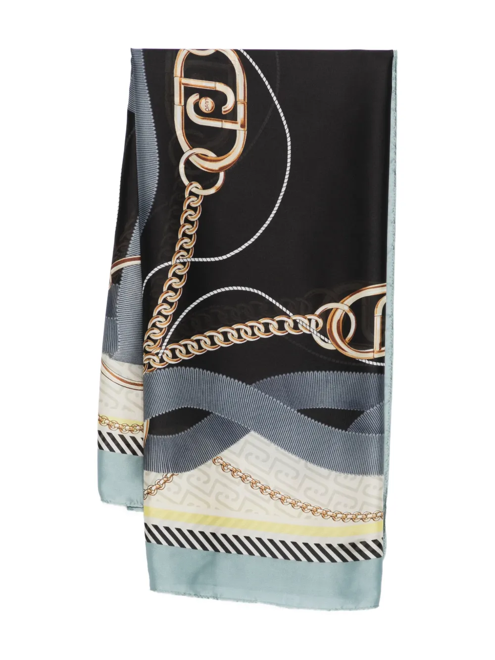 LIU JO Foulard con stampa - Nero