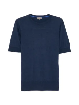 TAIGA TAKAHASHI Lot.617 Striped Cotton T-shirt | Blue | FARFETCH
