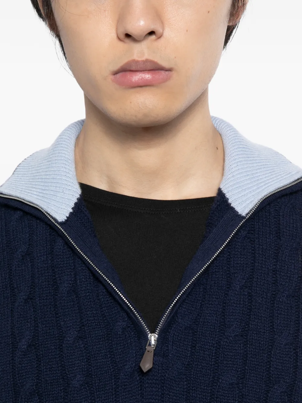 N.Peal Albemarle trui Blauw