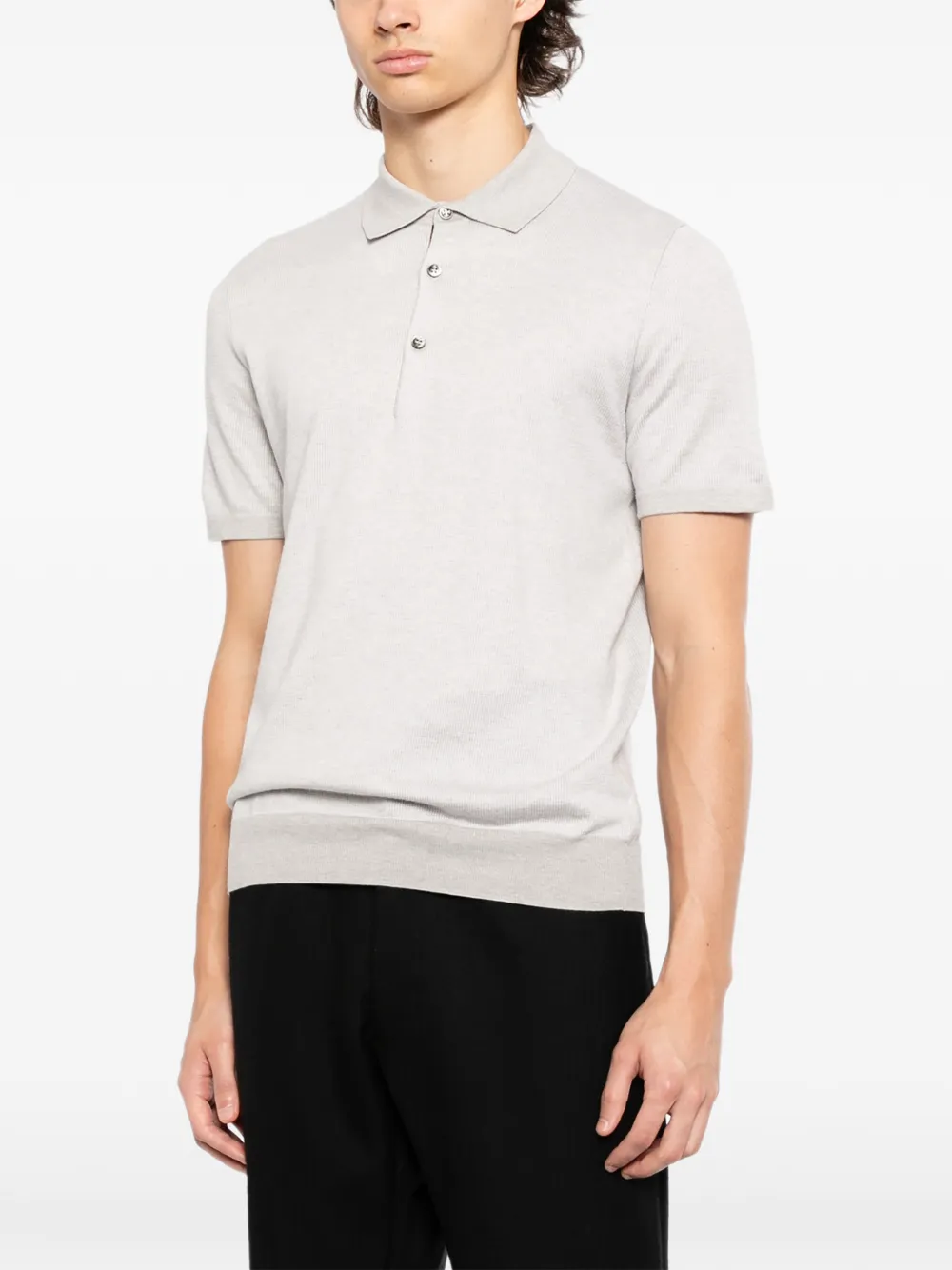 N.Peal Polzeath Birdseye poloshirt Grijs