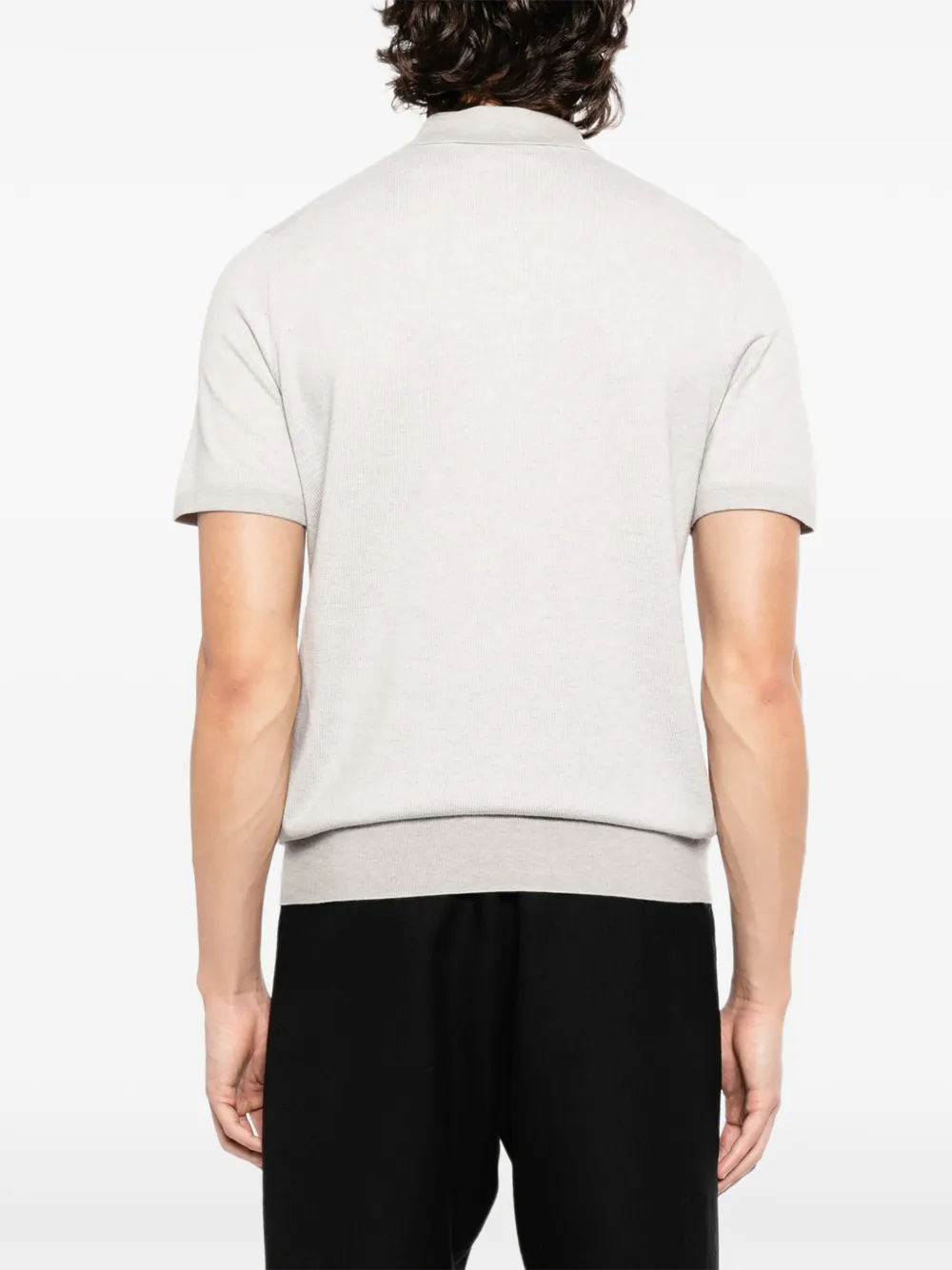 N.Peal Polzeath Birdseye poloshirt Grijs