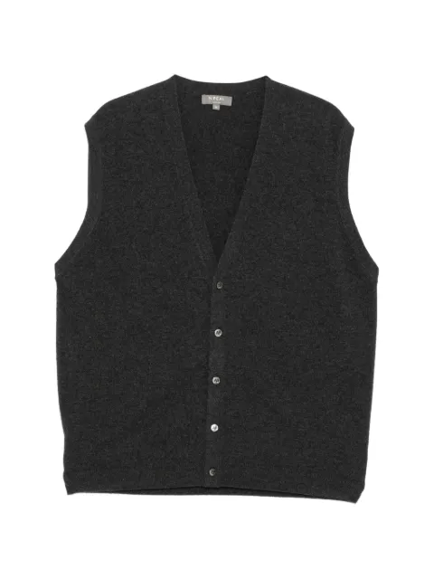 N.Peal cashmere sleeveless cardigan