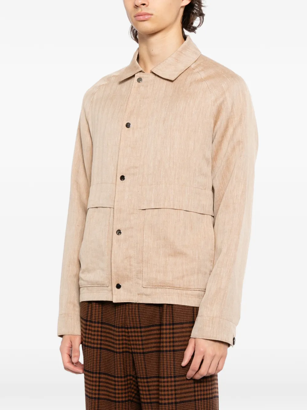 Raglan Herringbone Jacket