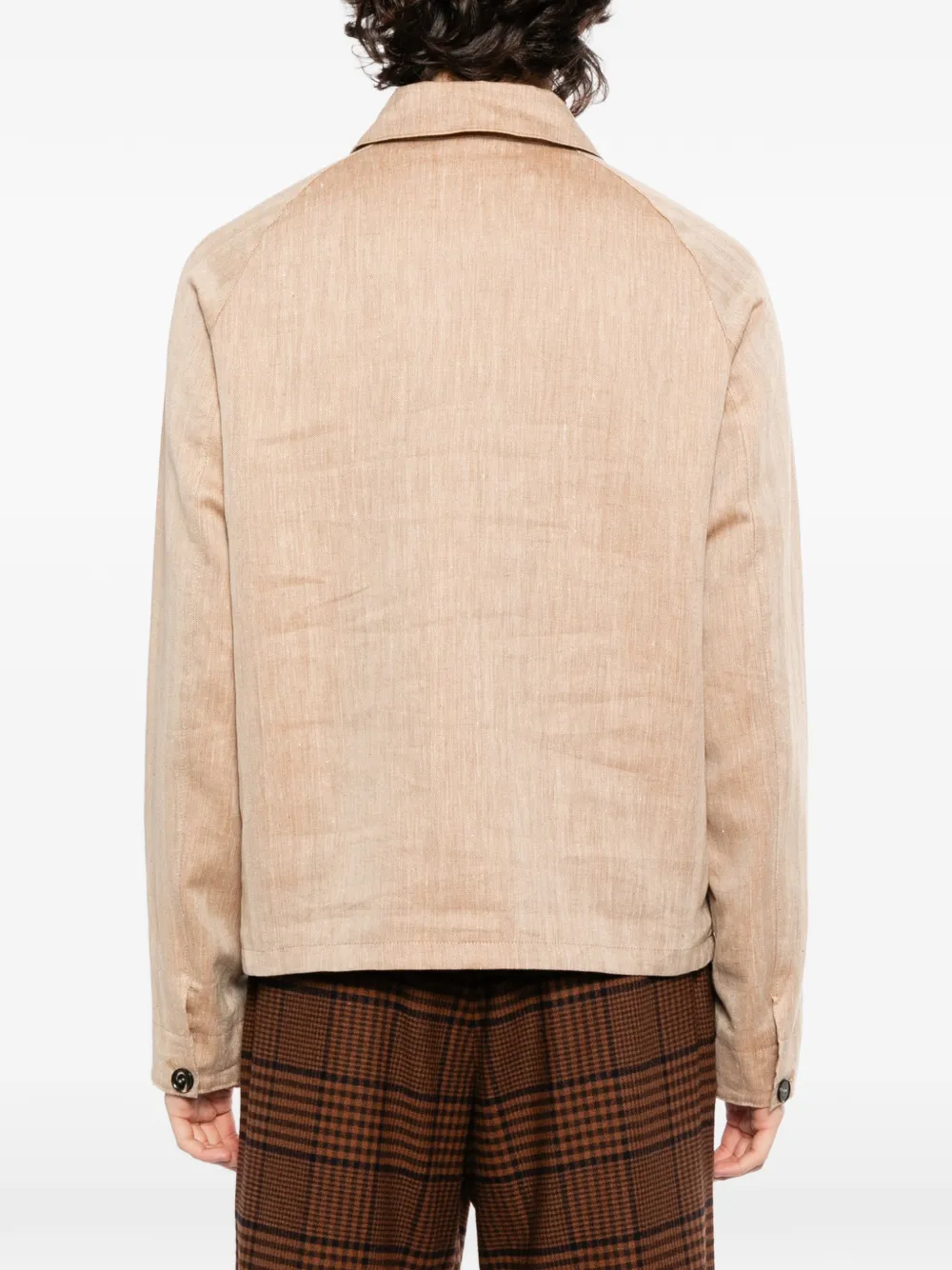 Raglan Herringbone Jacket