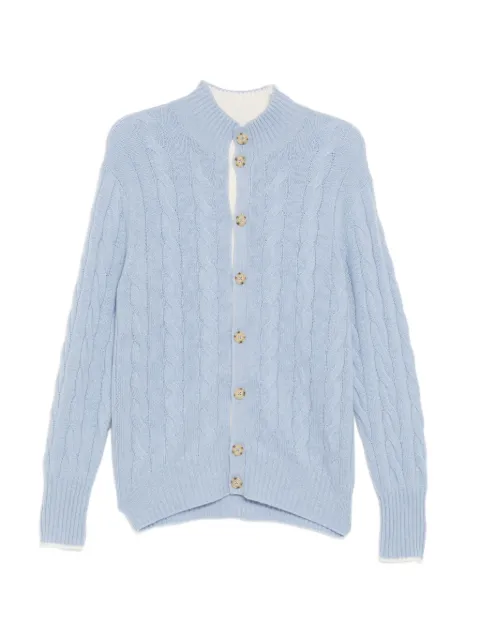 N.Peal Jermyn cable cardigan