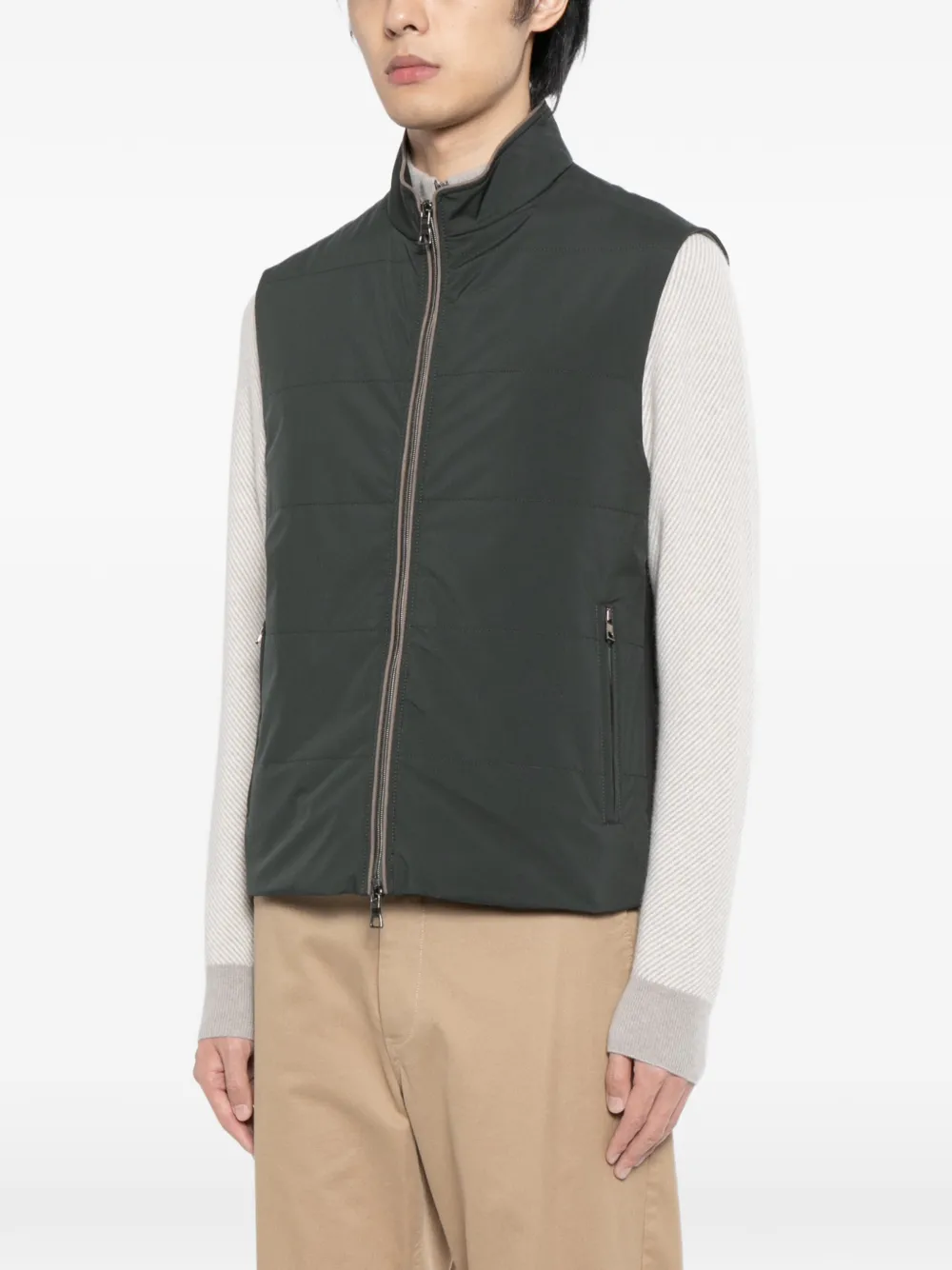 N.Peal Belgravia gilet Groen