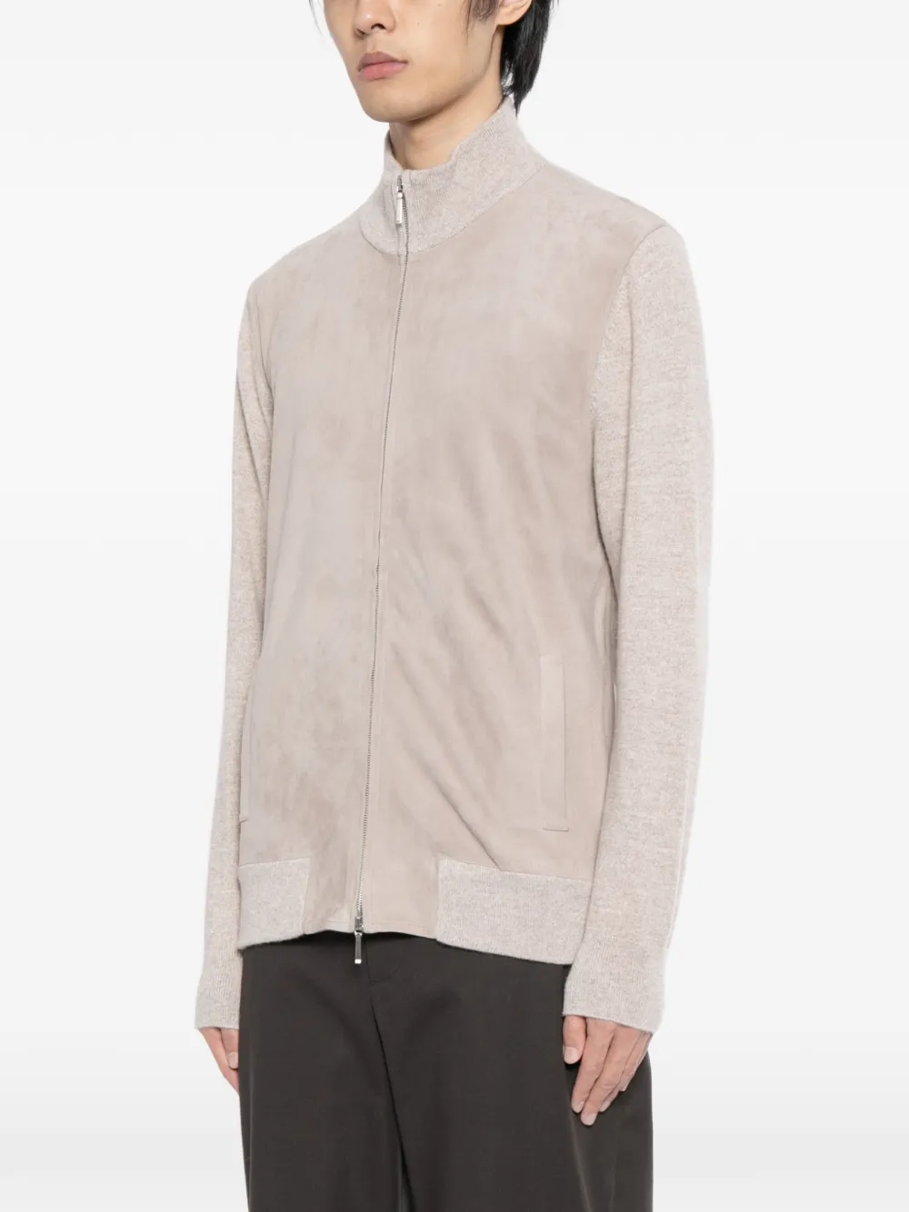  N.peal Panelled Jacket - Neutrals 