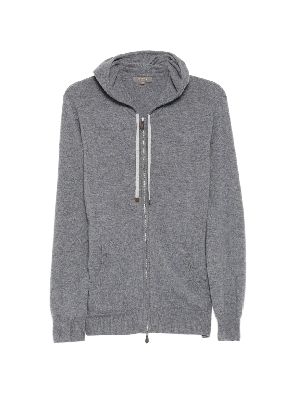 N.Peal Felpa con cappuccio - Grigio