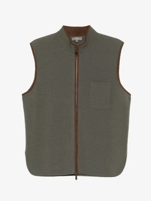 N.Peal Shaftsbury zipped vest
