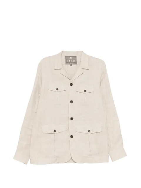 N.Peal chamarra con botones en los puños