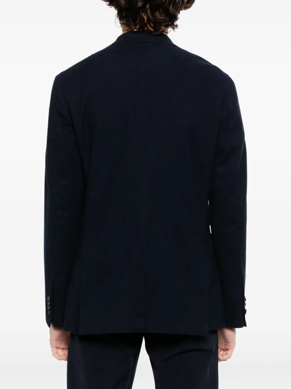 Single-Breasted Notched Collar Blazer