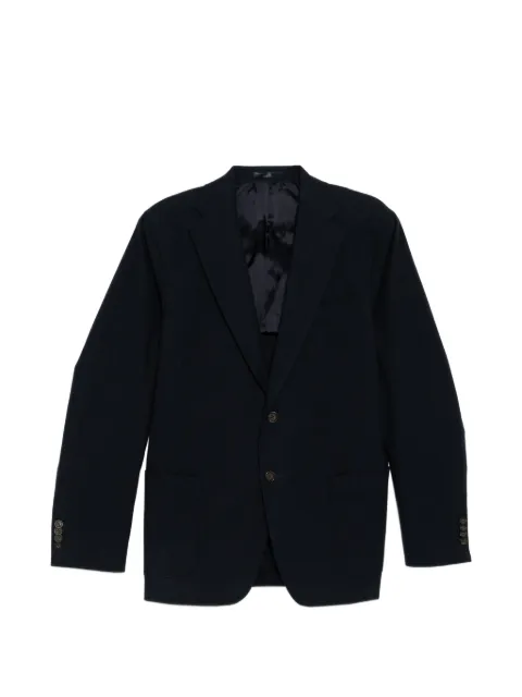 N.Peal single-breasted notched collar blazer