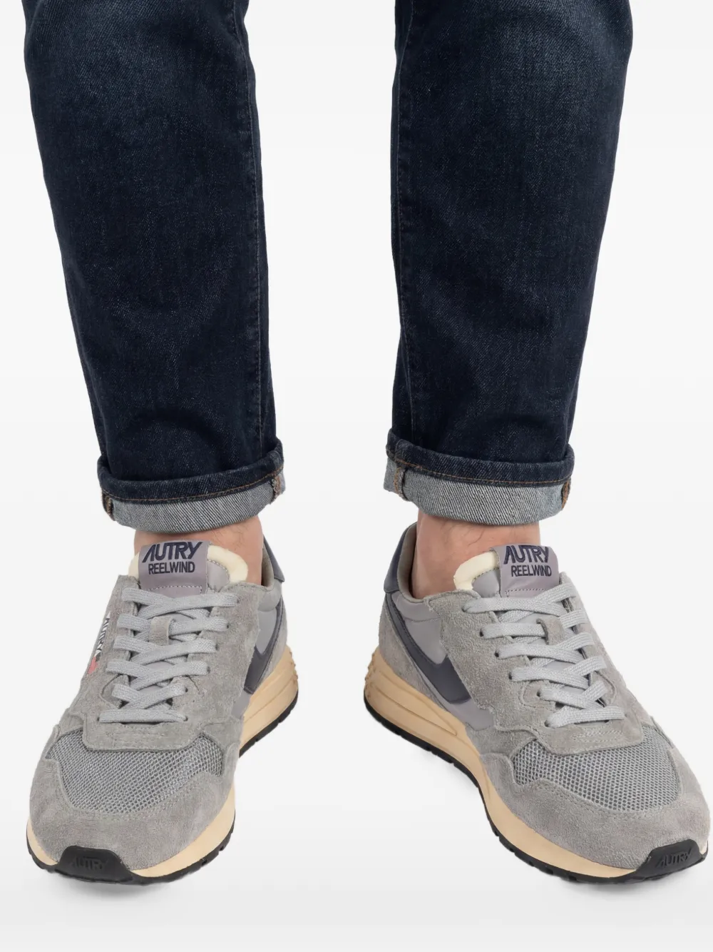 Autry Reelwind sneakers met vlakken Grijs