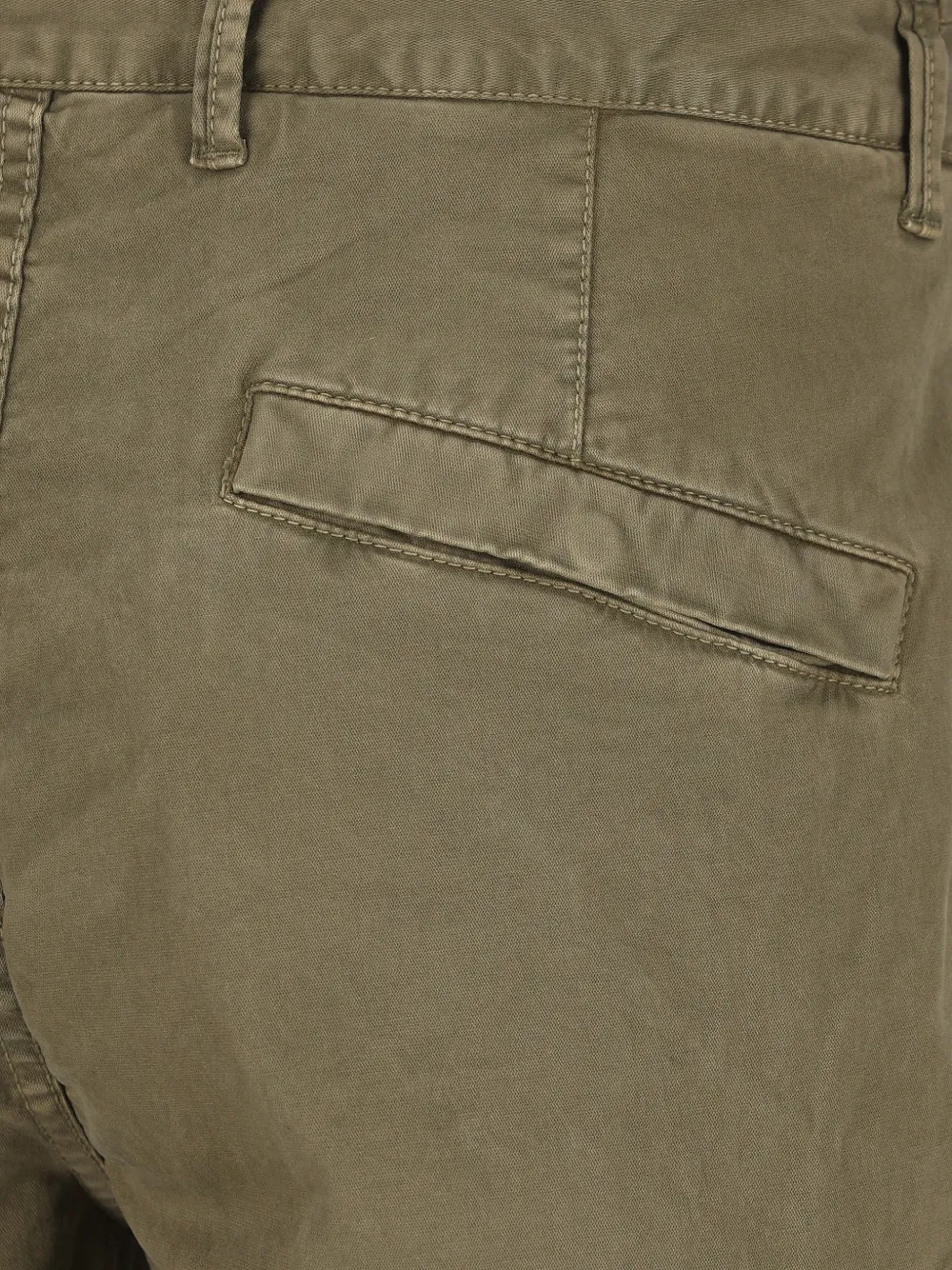 Stone Island L100018 stretch-katoenen twill cargo shorts van biologisch katoen Groen