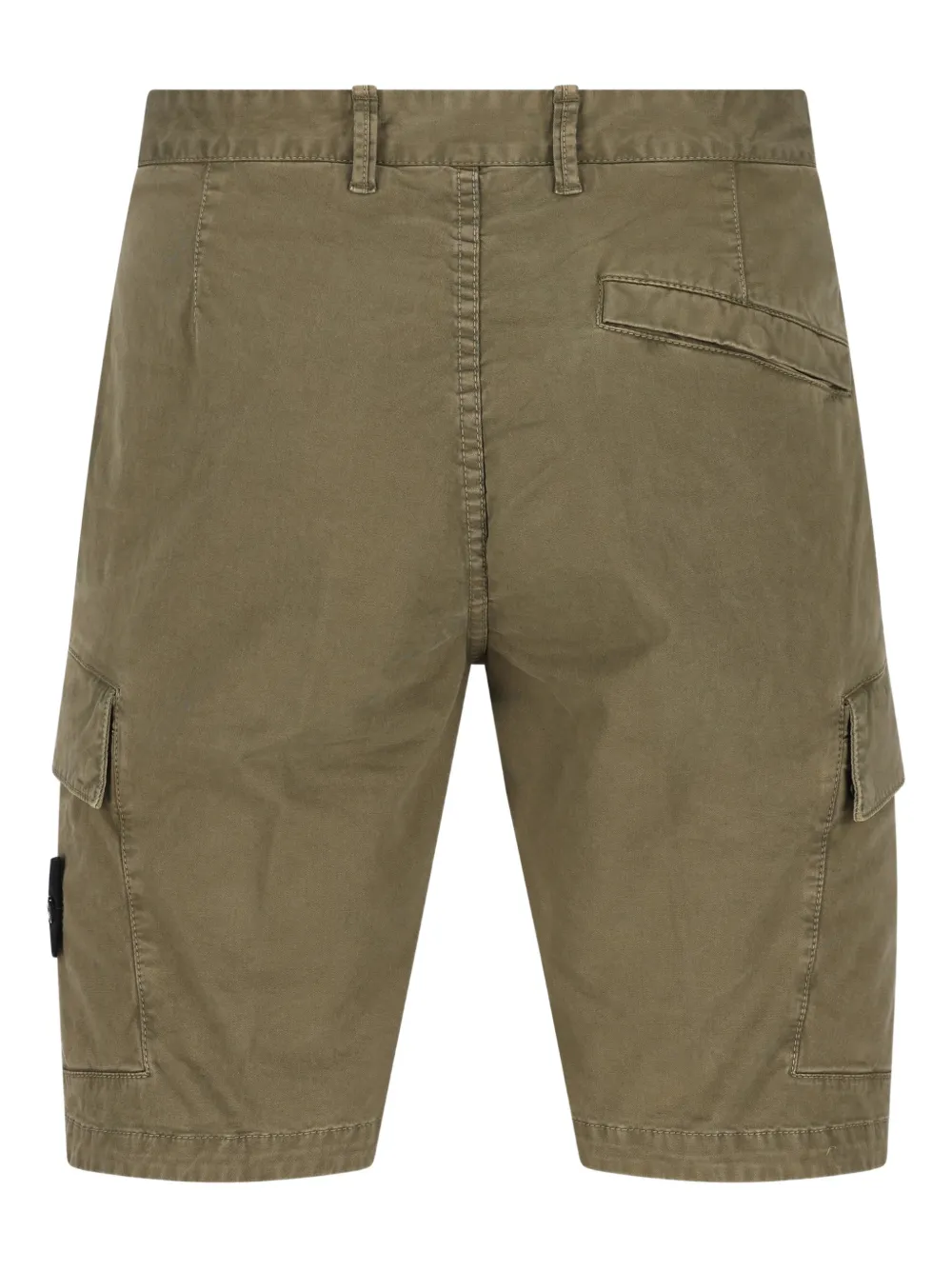 Stone Island button-fastening cargo shorts - Groen