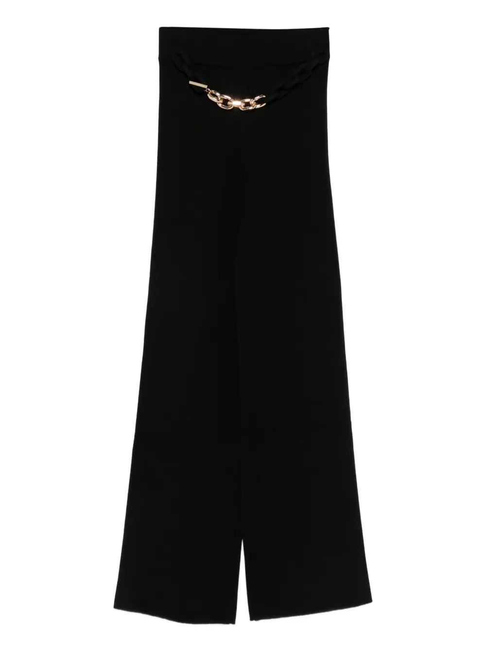 Rabanne chain-embellishment trousers - Nero