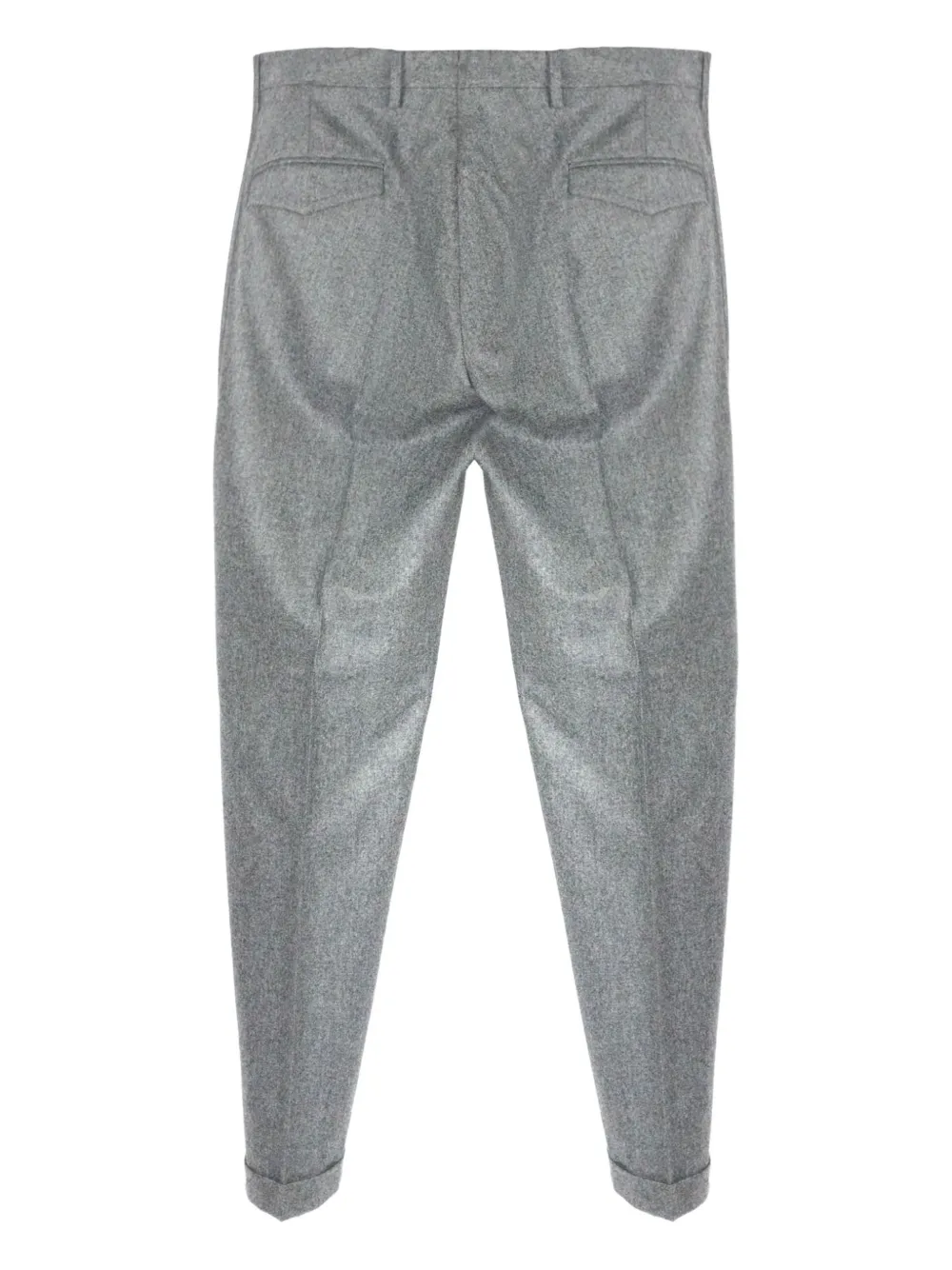 Briglia 1949 pleated cuffed trousers - Grijs