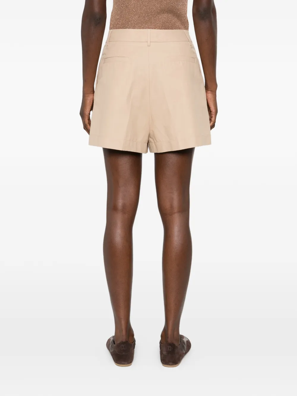 Fabiana Filippi Geplooide shorts Beige